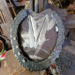 Handmade horse shoe in the Rusty Creations workshop